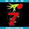 Number 7 Christmas Svg