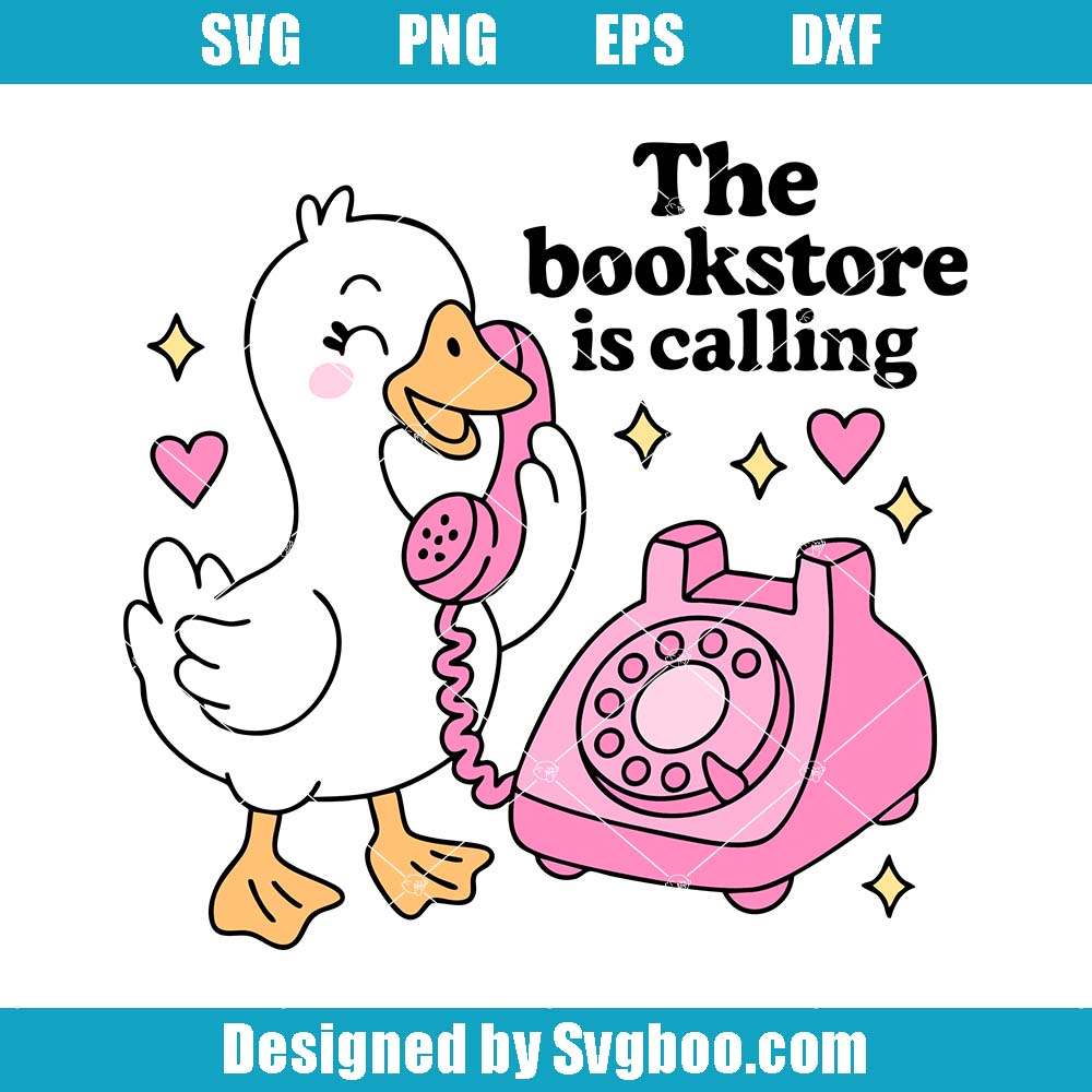 Retro Silly Goose Svg, Kindle Sticker Svg, Funny Bookworm Svg Retro Silly Goose Svg