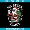 Six Seven Claus Santa Skateboarding Svg