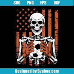 Skeleton Soccer Svg