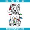 Cairn Terrier Christmas Svg
