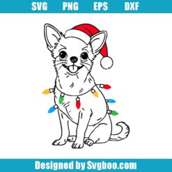 Dalmatian Christmas Svg
