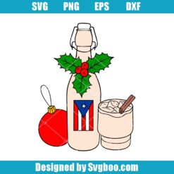 Coquito Puerto Rico Flag Art Svg
