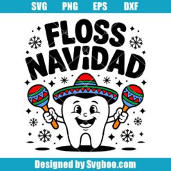 Floss Navidad Svg