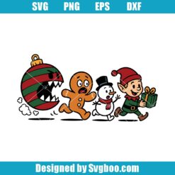 Funny Gingerbread Cookie Svg