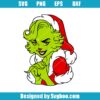 Grinch Woman Face Svg