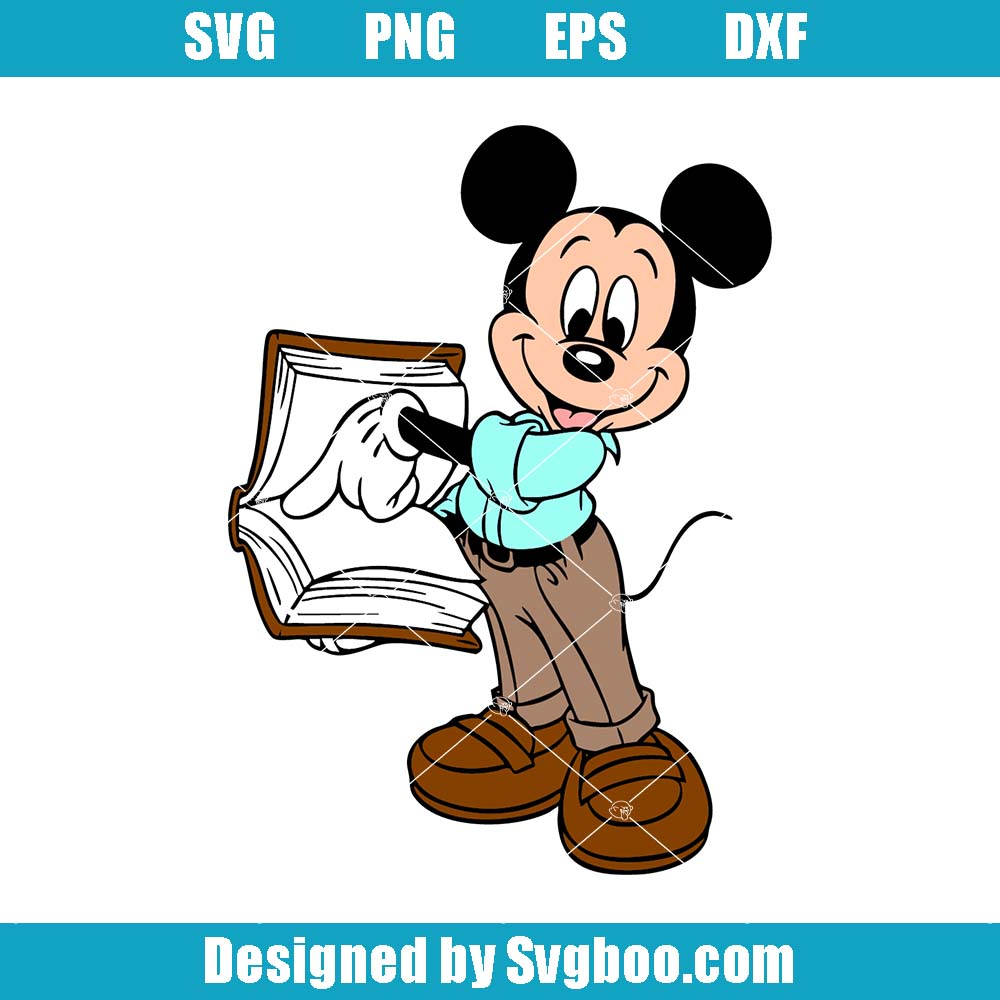 Mickey Mouse Teacher Svg, Back To School Svg, Funny Mouse Svg