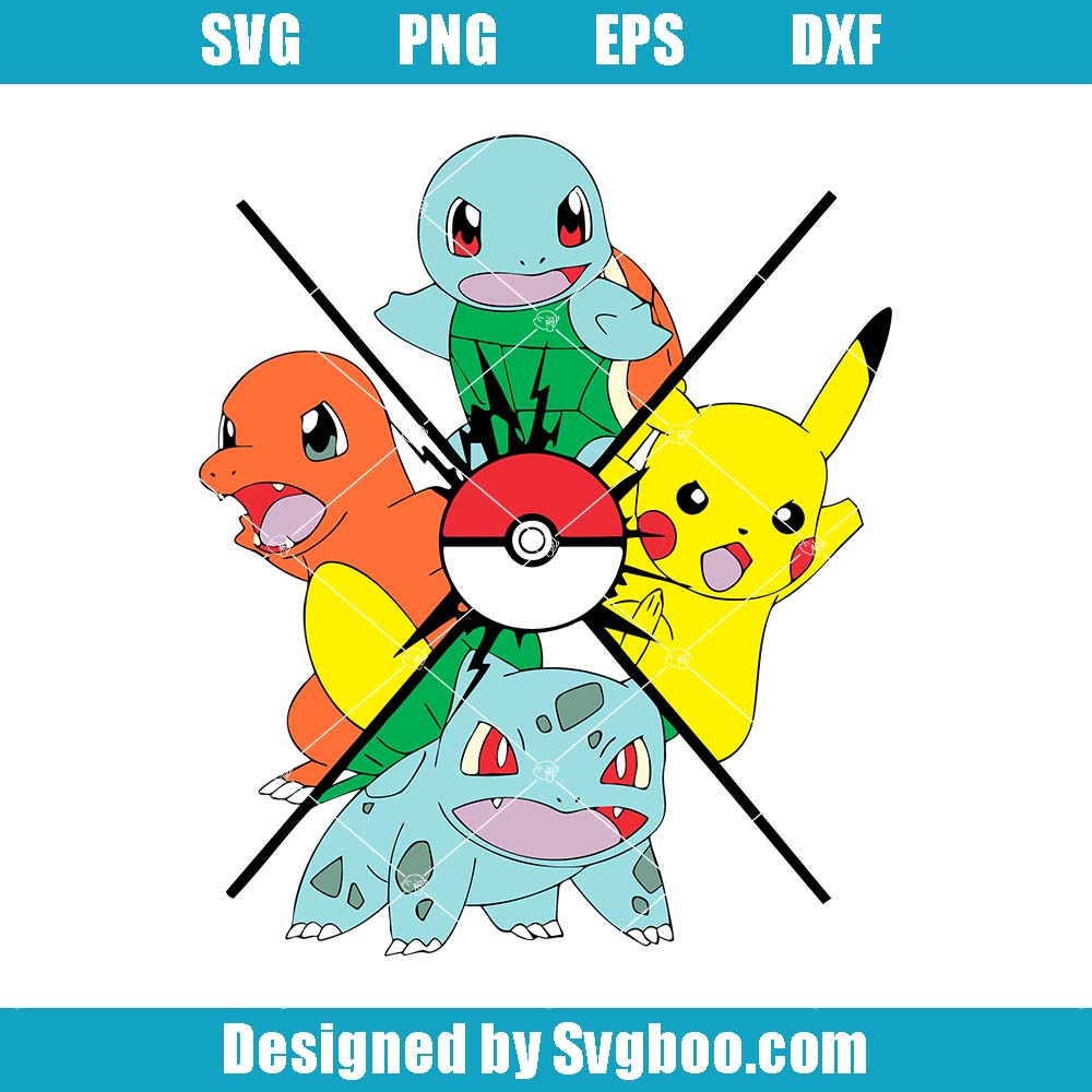 PokeMon HTV Svg, Anime Collectors Svg, Funny Pokemon Svg