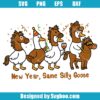 Silly Goose New Year Svg
