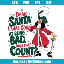 Captain Hook Santa Svg