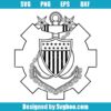 Coast Guard MKCM Cog Anchor Svg
