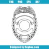 Eagle Police Fire Badge Svg