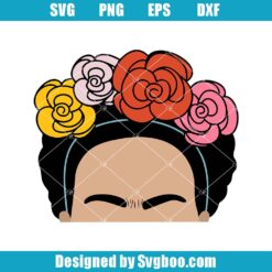 Frida Crown Svg