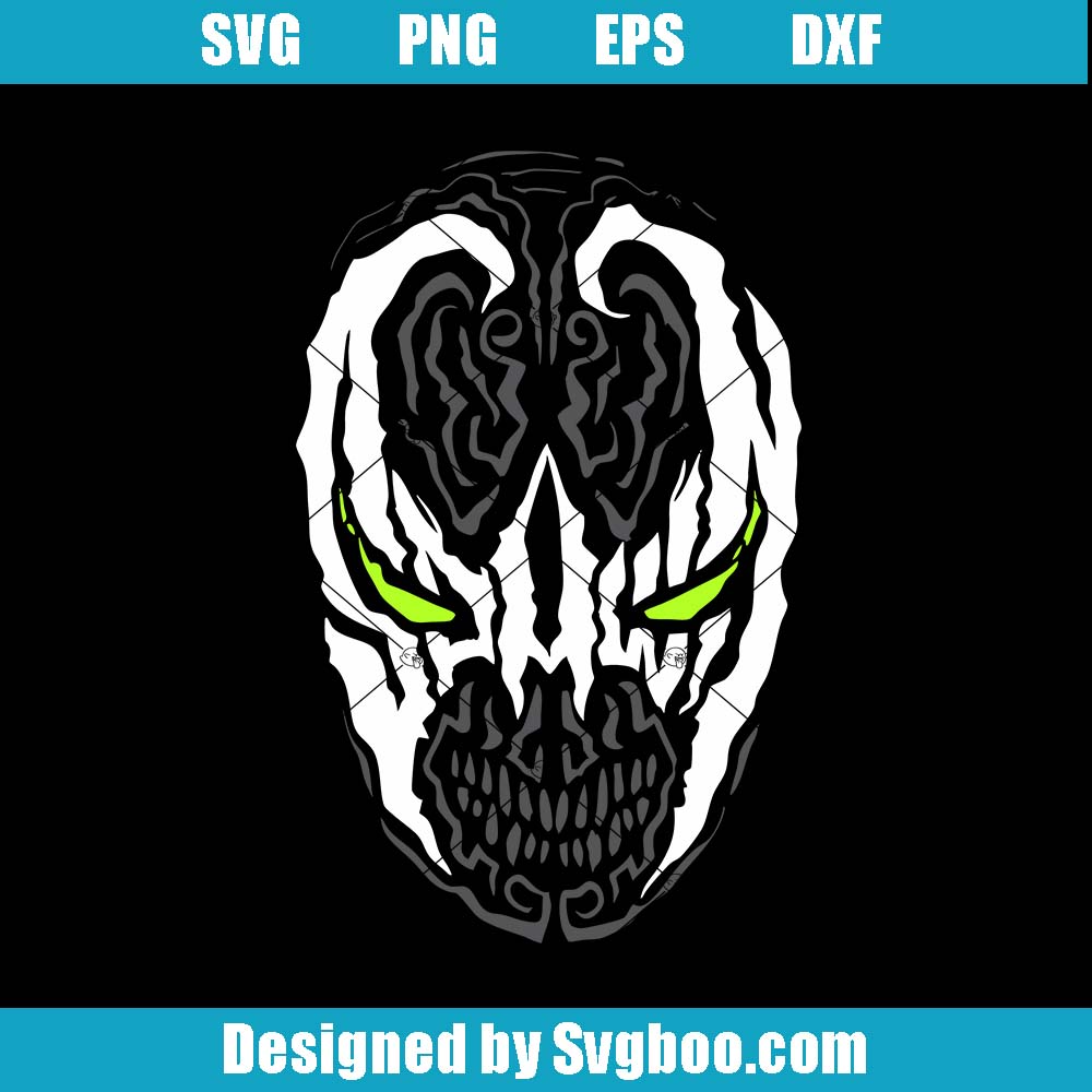 Venom Face Svg, Villain Silhouette Svg, Venom Character Svg
