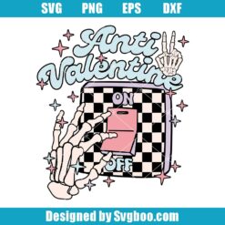 Anti Valentine On Off Svg