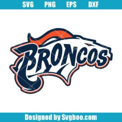 Broncos Football Svg