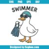 Cute Swimmer Svg