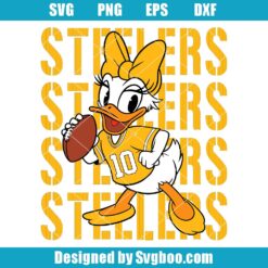 Daisy Duck Pittsburgh Football Svg