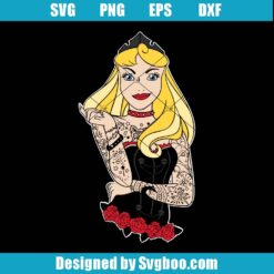Disney Rocker Princess Aurora Svg