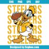 Donald Duck Pittsburgh Football Svg