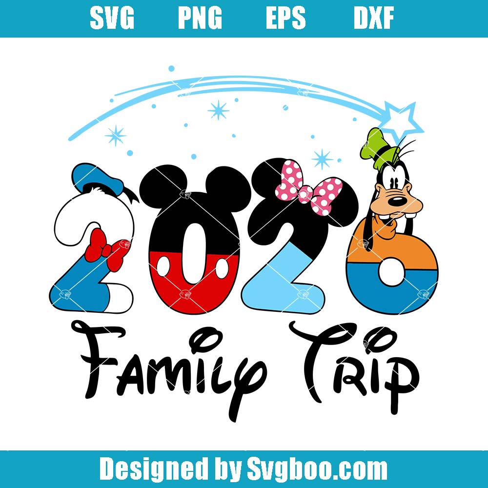 Family Trip 2025 Svg, Mouse And Friend Svg, Magical Kingdom Svg