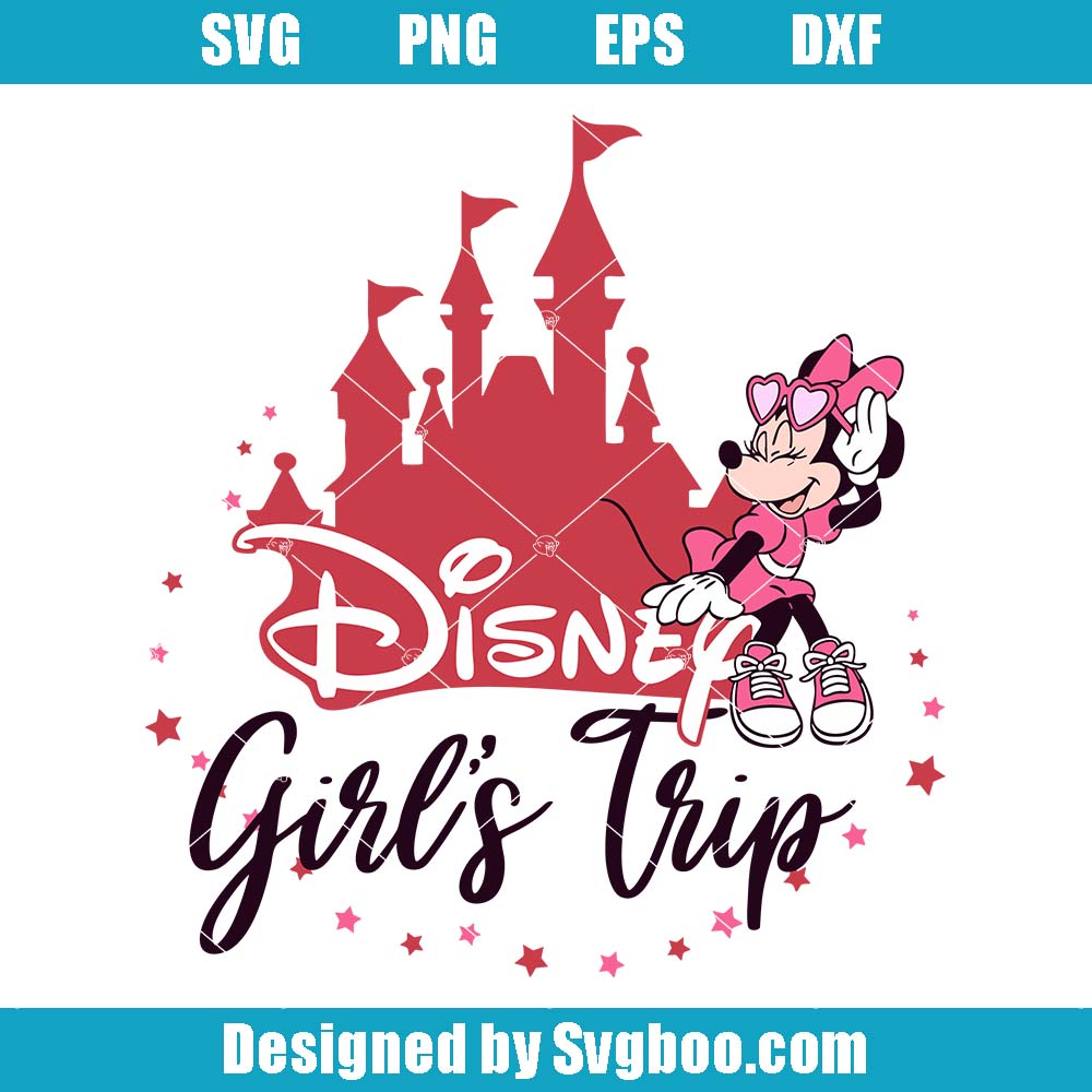 Girls Trip Svg, Funny Mouse Castle Svg, Family Vacation Svg