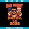 Bad Bunny Super Bowl LX 2026 Svg