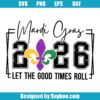 Mardi Gras 2026 Svg