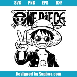 One Piece Style Anime Svg
