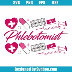Phlebotomist Valentine Svg