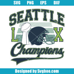 Seattle Football Champs Svg