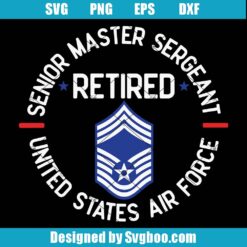 Senior Master Sergeant Svg,