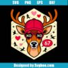 XO Deer Svg, Funny Animal Lover Svg