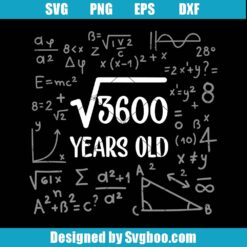 60th Birthday Svg