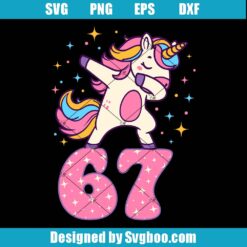 67 Uni-corn For Girls Svg