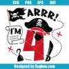 Arrr I'm 4 Svg