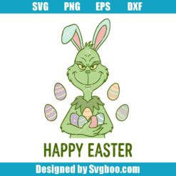 Easter Grinch Svg