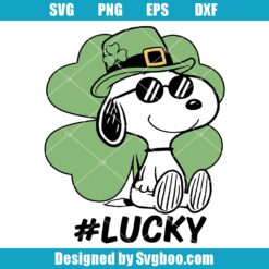 Lucky Snoopy Svg