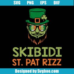 Skibidi St.Pat Rizz Svg