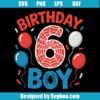 Spider Web 6th Birthday Svg