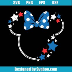 4th Of July Stars Wreath Svg