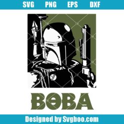 Bounty Hunter Boba Fett Svg