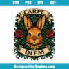 Carpe Diem Rabbit Svg