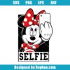 Cute Minnie Selfie Svg