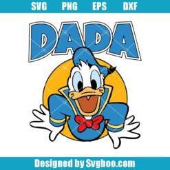 Dada Donald Duck And Family Svg