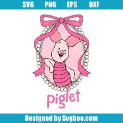 Disney Piglet Bow Svg
