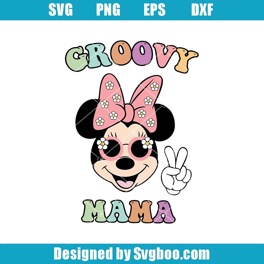 Groovy Mama Family Svg, Mickey And Minnie Svg, Disney Vacation Svg