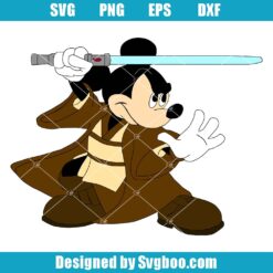 Mickey Yodalorian Svg