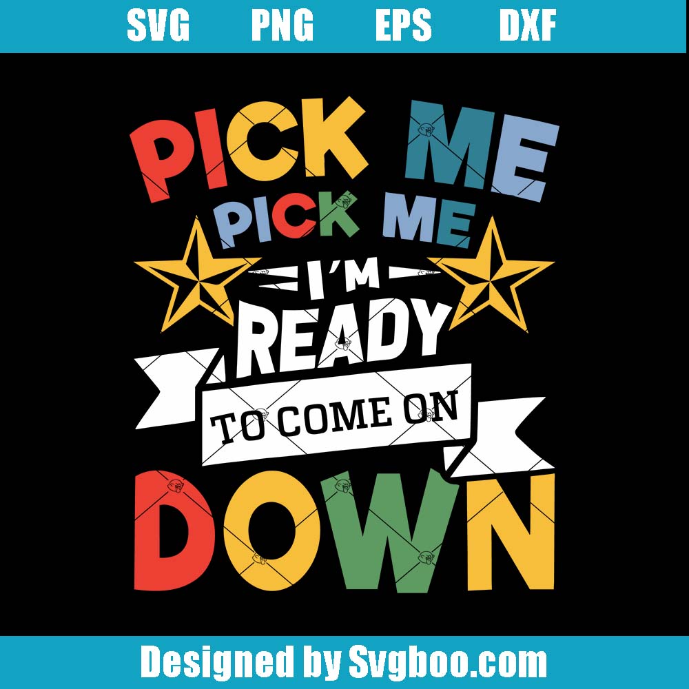Pick Up Pick Me I'm Ready To Come On Down Svg, Game Show Phrase Svg