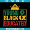 Young Black Educated Svg